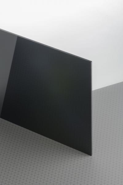 PLEXIGLAS® GS Noir 9H01 GT Plaque Aucune transparence lumineuse opaque brillante higloss absorbant les UV
