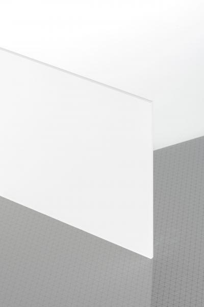 PLEXIGLAS® Satinice Snow WH10 DC Plaque Transparence lumineuse translucide satinée mat absorbant les UV