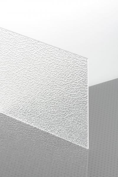 PLEXIGLAS® Textures Clear 0A000 TK Sheet transparent ribbed UV absorbent