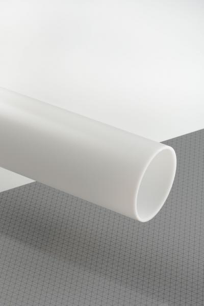 PLEXIGLAS® Satinice Blanc WD300 DF Tube Transparence lumineuse translucide satinée mat absorbant les UV